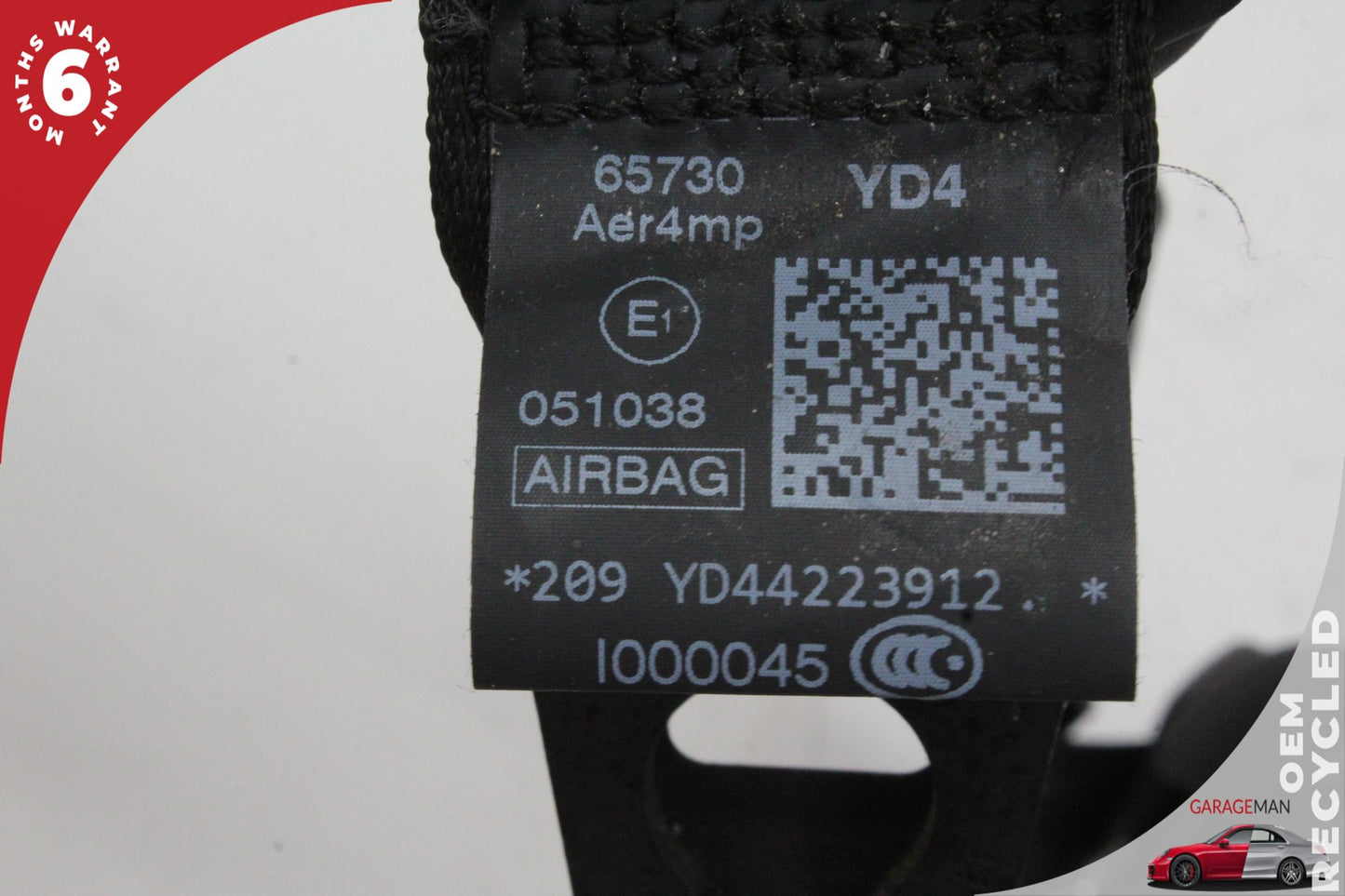 2011-2018 Audi A8 S8 Front Left Side Seat Belt Retractor Black 4H0857705A OEM