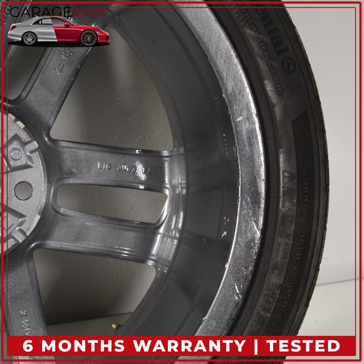 2017-2020 Audi A3 S3 Front or Rear Wheel Rim w/ Continental Tire 8JX18H2ET46 OEM