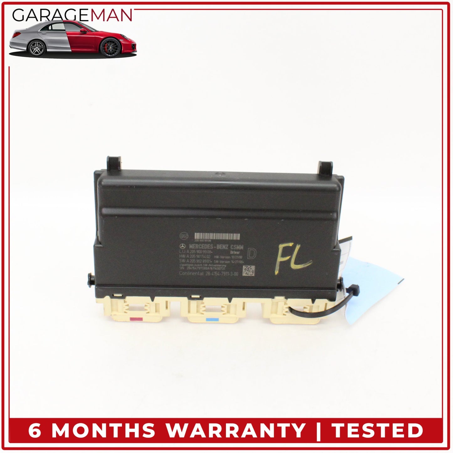 2015-2023 Mercedes W205 C300 Front Left Seat Control Module Unit 2059009908 OEM