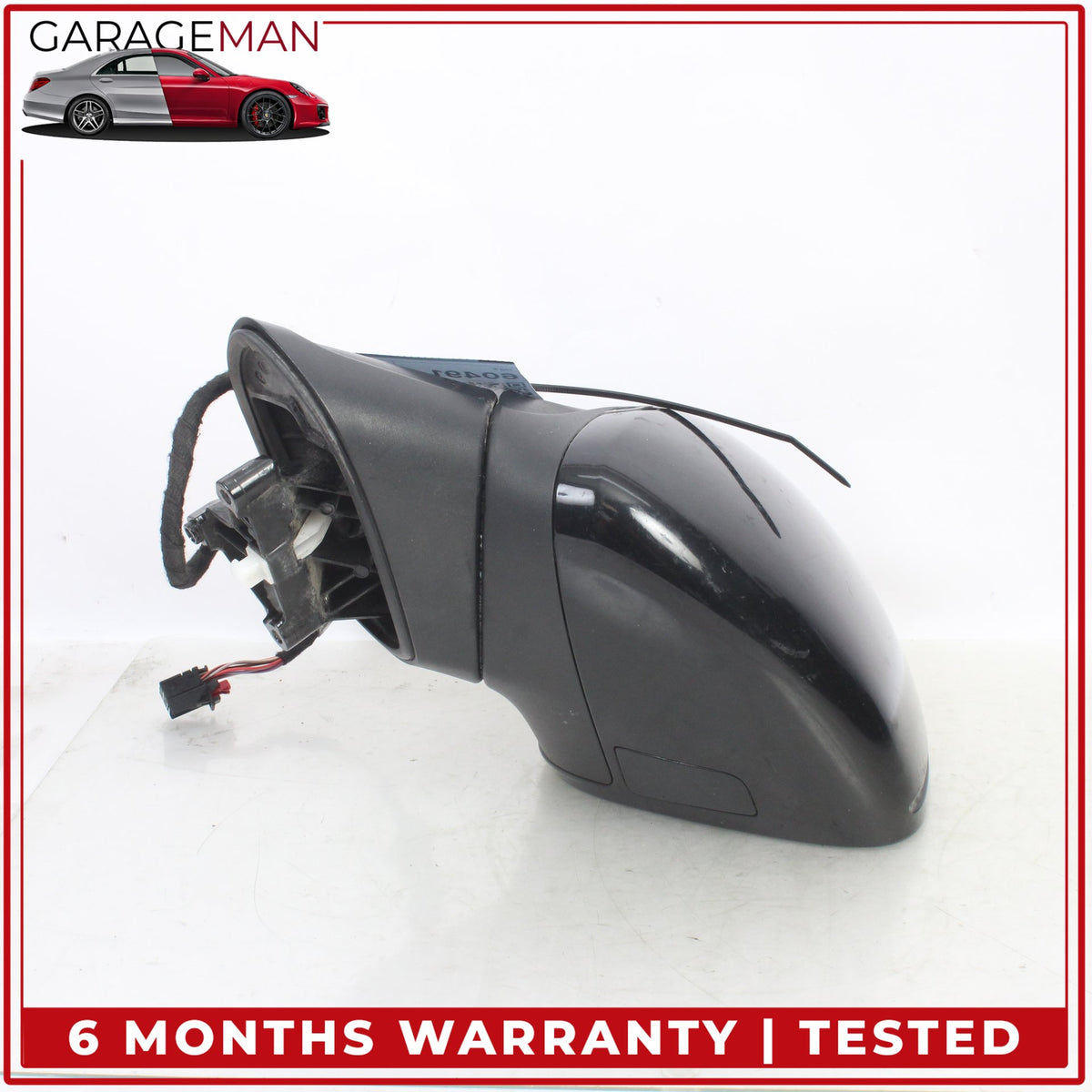 2015-2018 Porsche Cayenne 958 Right Door Rear View Mirror w/ Blind Spot OEM