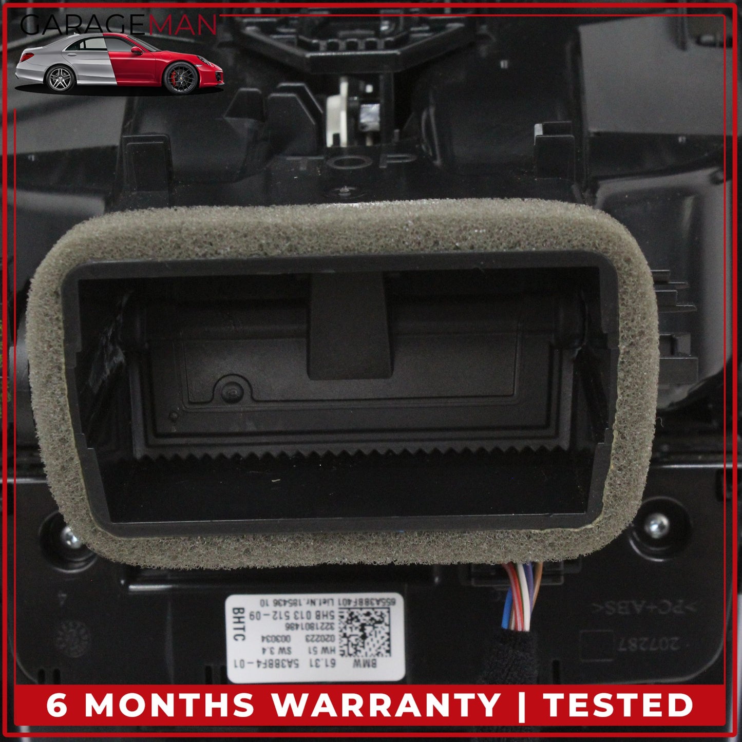 2019-2025 BMW 330i Rear Center Console A/C Climate Control Panel w/ Air Vent OEM