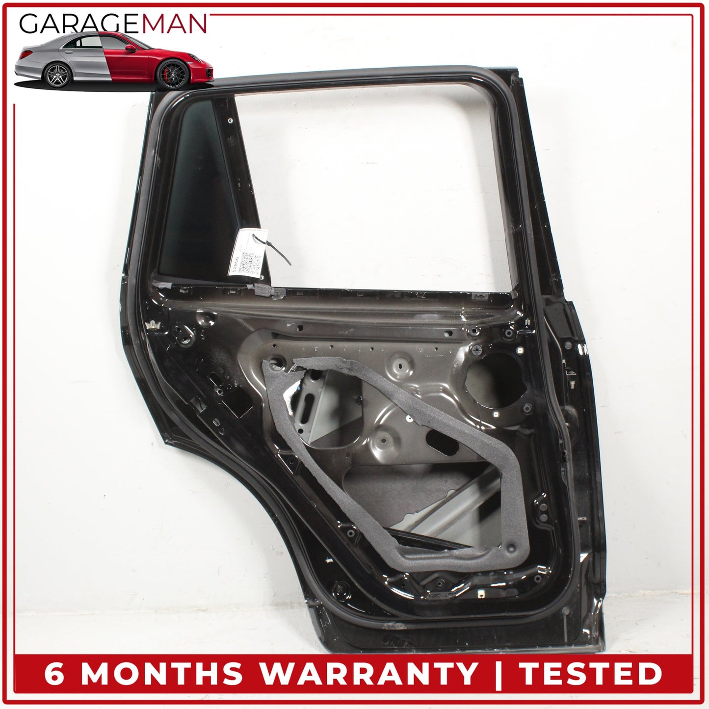2011-2017 BMW X3 F25 SUV Rear Left Side Door Shell w/ Door Handle Black OEM