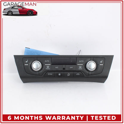 2016-2018 Audi A6 A7 Front AC Temperature Climate Control Panel 4G0820043BL OEM