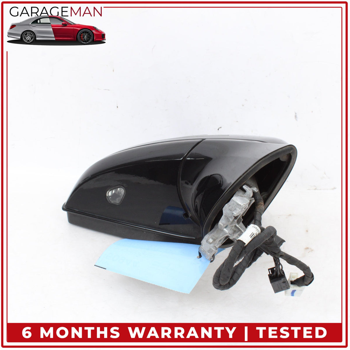 2012-2018 Mercedes W218 CLS63 AMG Right Door Rear View Mirror w/ Blind Spot OEM