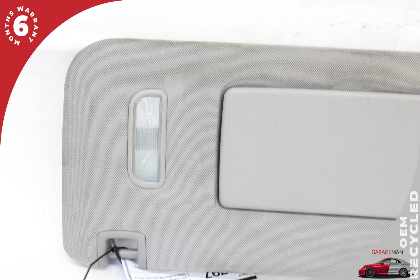 2014-2019 Chevrolet Silverado 1500 Front Left Side Sun Visor Gray 23459655 OEM