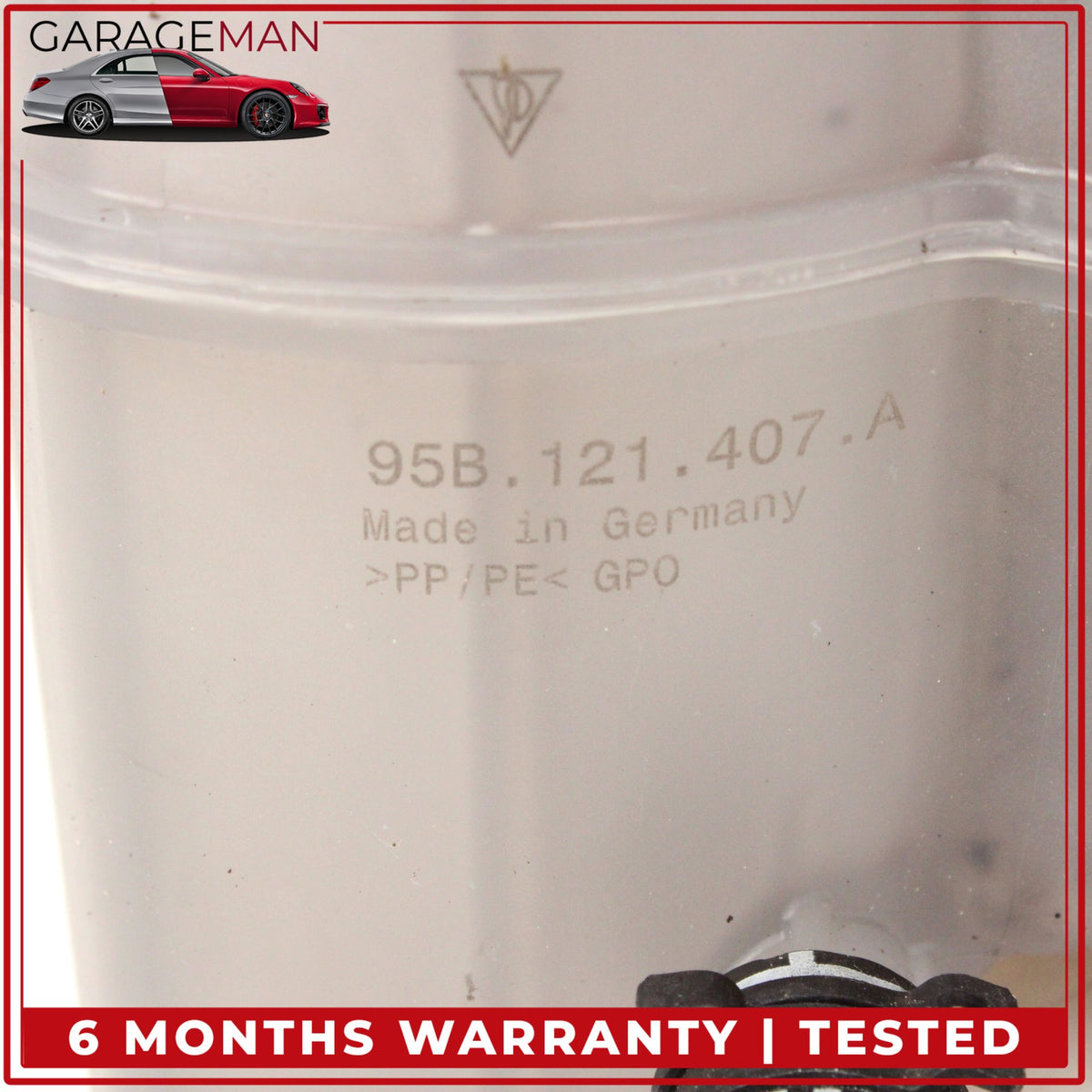 2019-2026 Porsche Macan 95B Coolant Overflow Reservoir Tank 95B121407A OEM