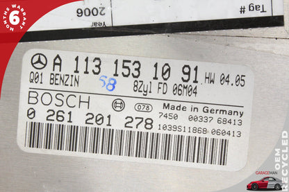 03-06 Mercedes-Benz CLS500 W219 ECU Engine Control Module 1131533079 OEM