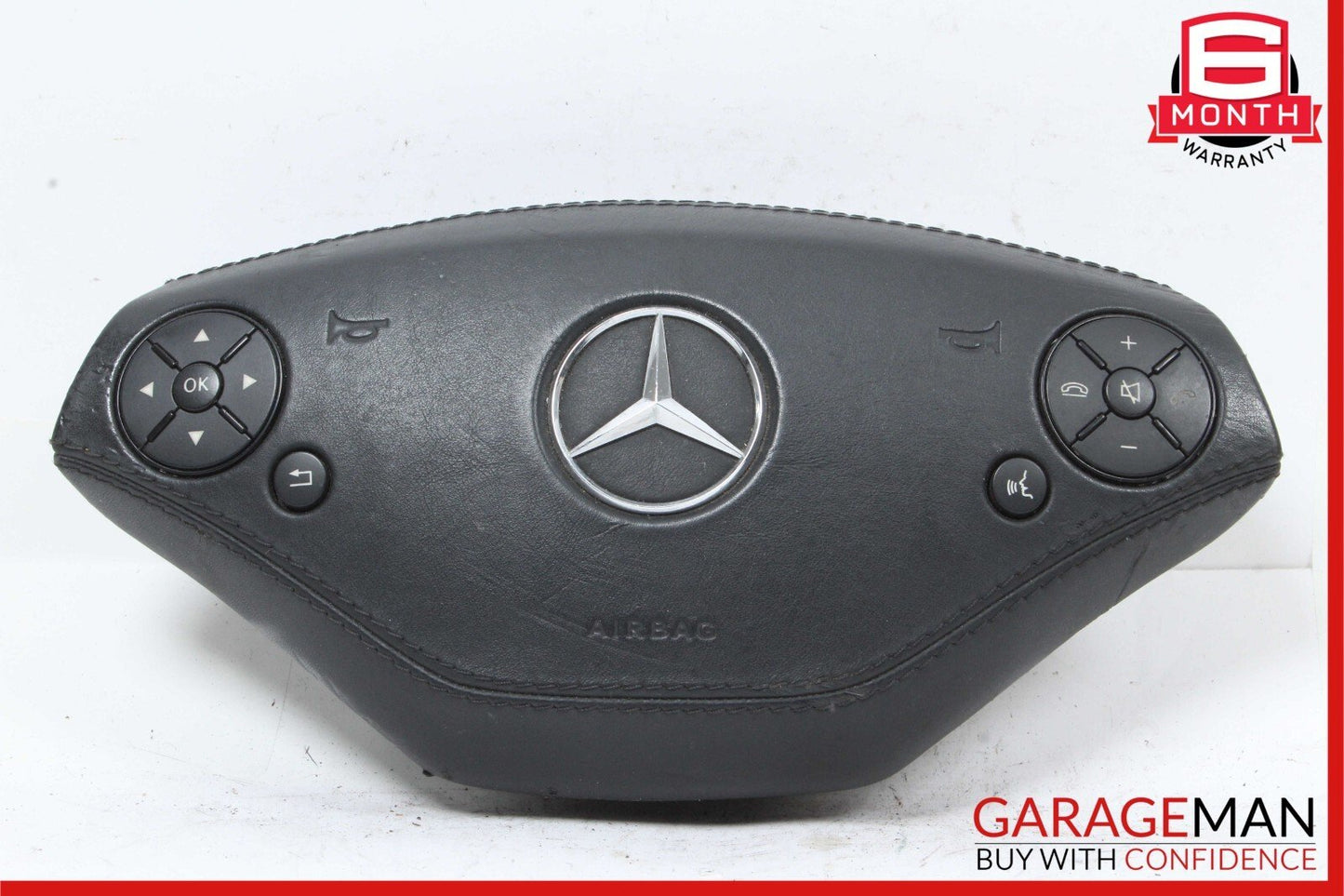 10-14 Mercedes W221 S550 CL550 Steering Wheel Airbag Air Bag Black OEM