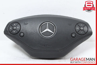 10-14 Mercedes W221 S550 CL550 Steering Wheel Airbag Air Bag Black OEM