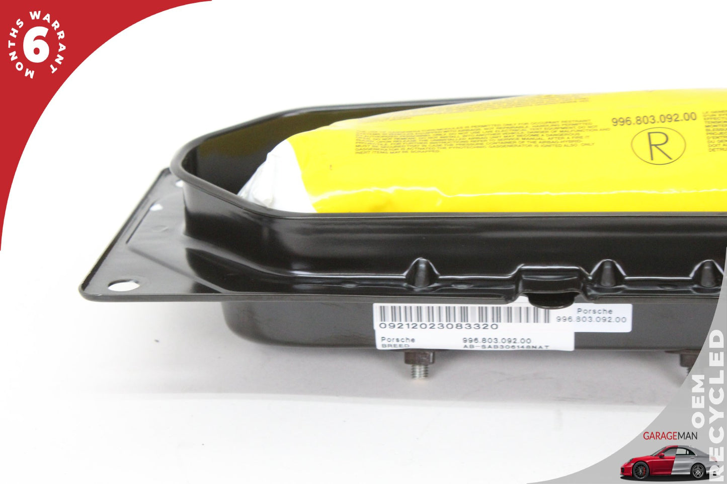1999-2005 Porsche 911 996 Coupe Front Right Passenger Side Door Airbag 99680309200