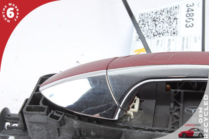 2012-2018 Mercedes W218 CLS550 Rear Left Side Exterior Door Handle Red OEM