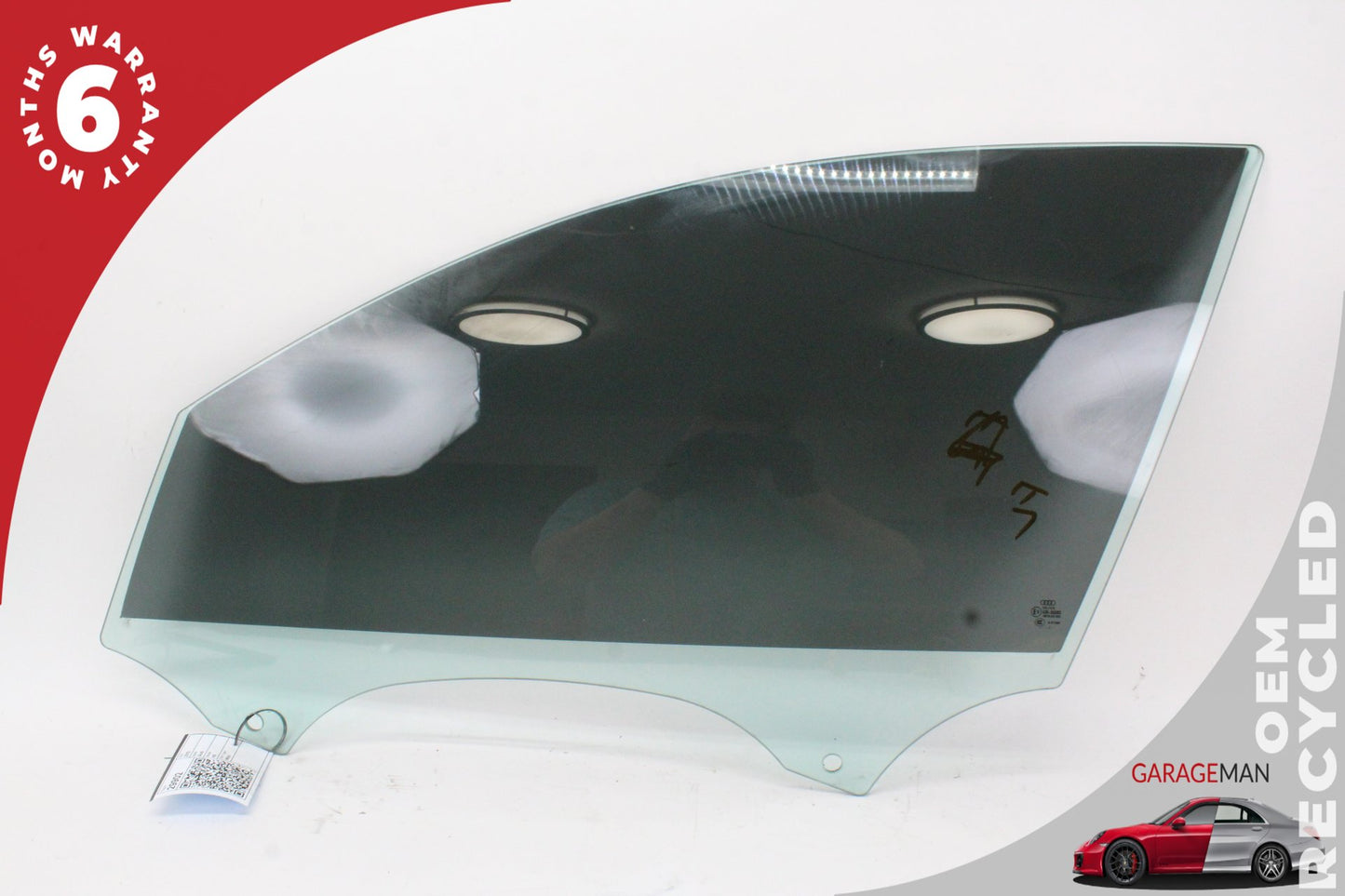 2012-2018 Audi A6 S6 Front Left Driver Side Door Window Glass 43R00083 OEM