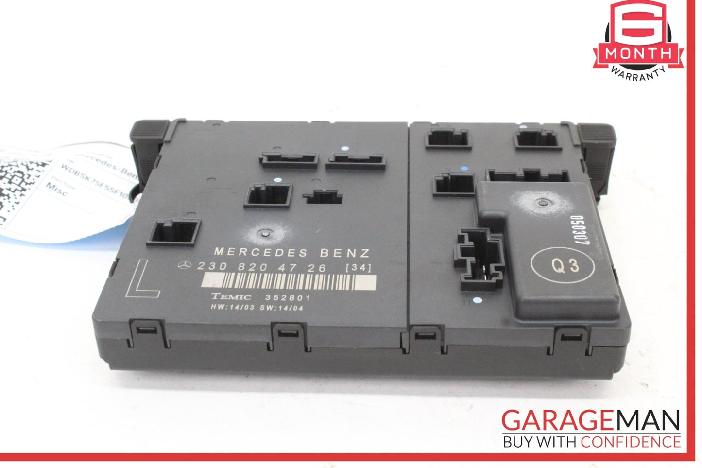2003-2012 Mercedes SL500 R230 Left Front Door Control Module 2308204726 OEM