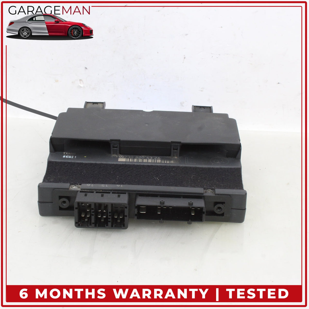 2003-2012 Mercedes R230 SL500 Under Seat Control Module Front Left Side OEM