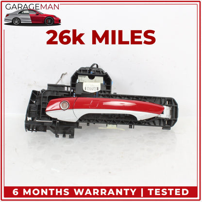 2010-2017 Mercedes C207 E400 Coupe Front Left Side Exterior Door Handle Red OEM