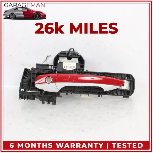 2010-2017 Mercedes C207 E400 Coupe Front Left Side Exterior Door Handle Red OEM