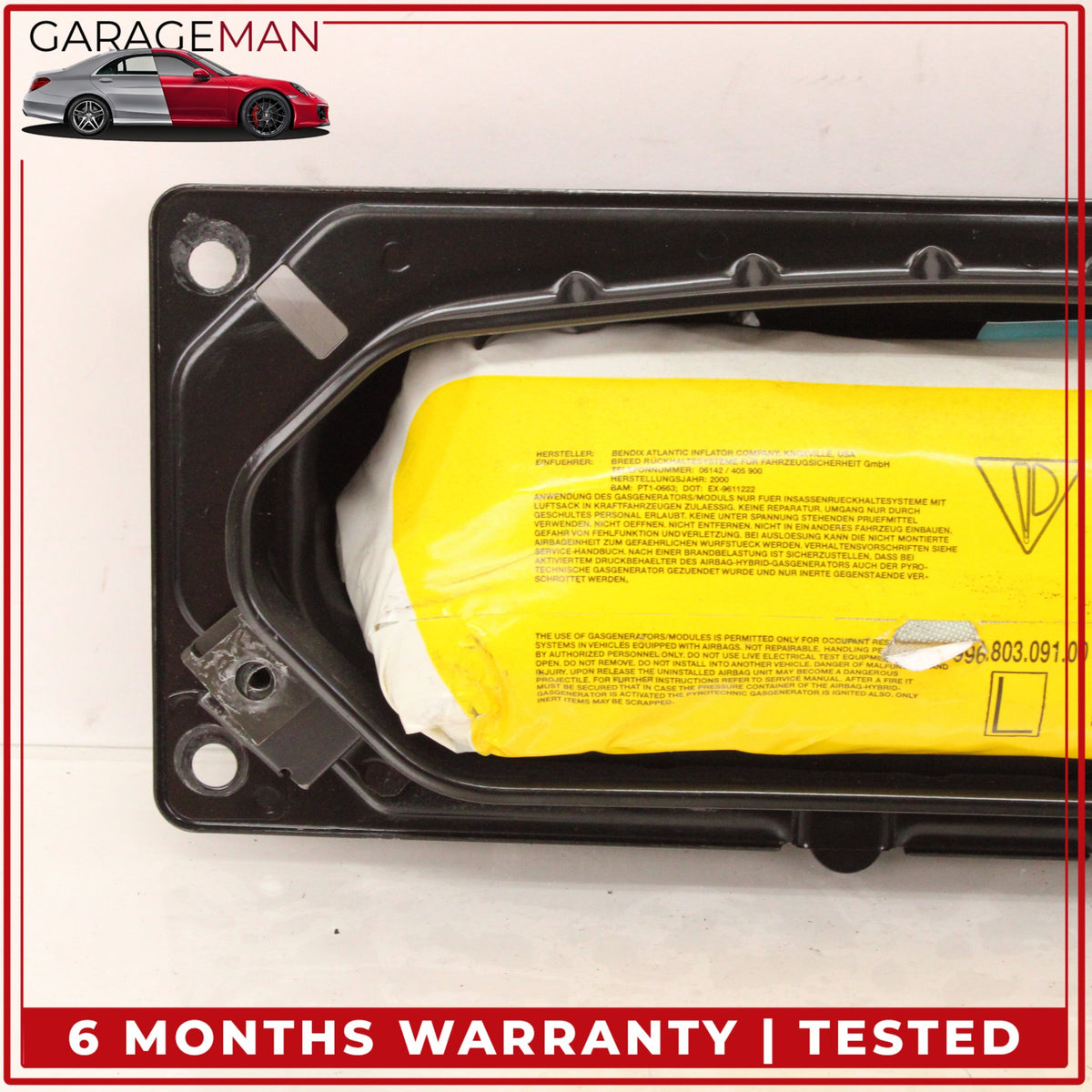 1997-2005 Porsche 911 Carrera Front Left Driver Side Door Airbag 99680309100 OEM