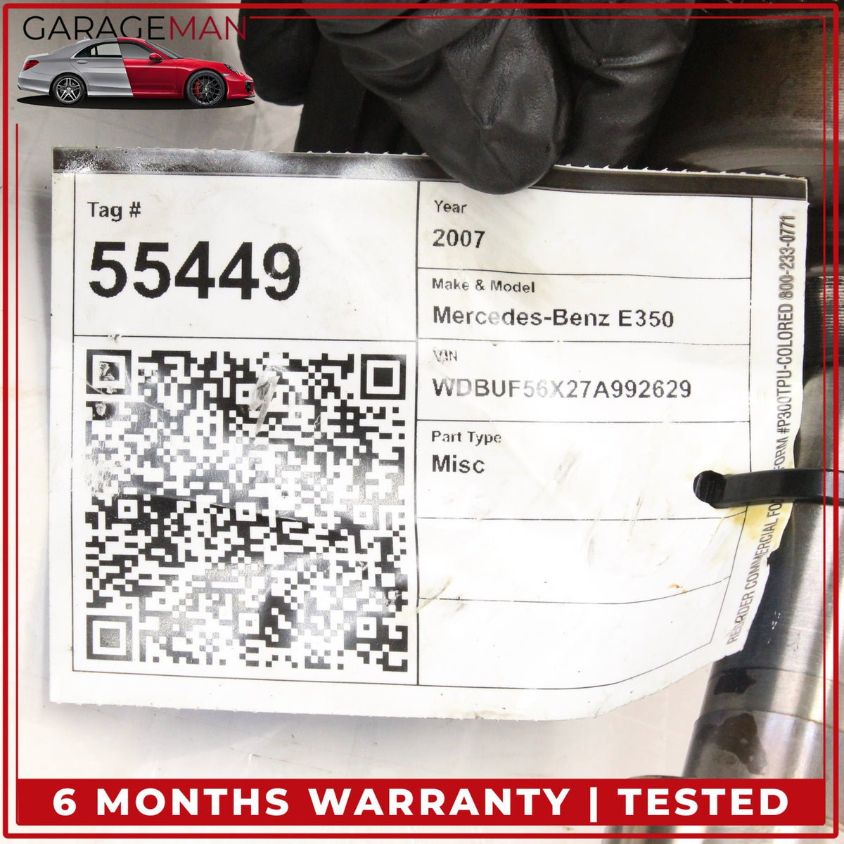 2005-2012 Mercedes W211 E350 S350 C350 Left Exhaust Camshaft 2720510139 OEM