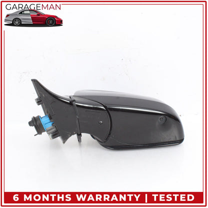 2012-2015 BMW 650i F06 Front Left Side Door Rear View Mirror w/ Camera Black OEM