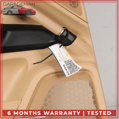 2011-2018 Porsche Cayenne 958 Rear Left Side Door Trim Cover Panel Beige OEM
