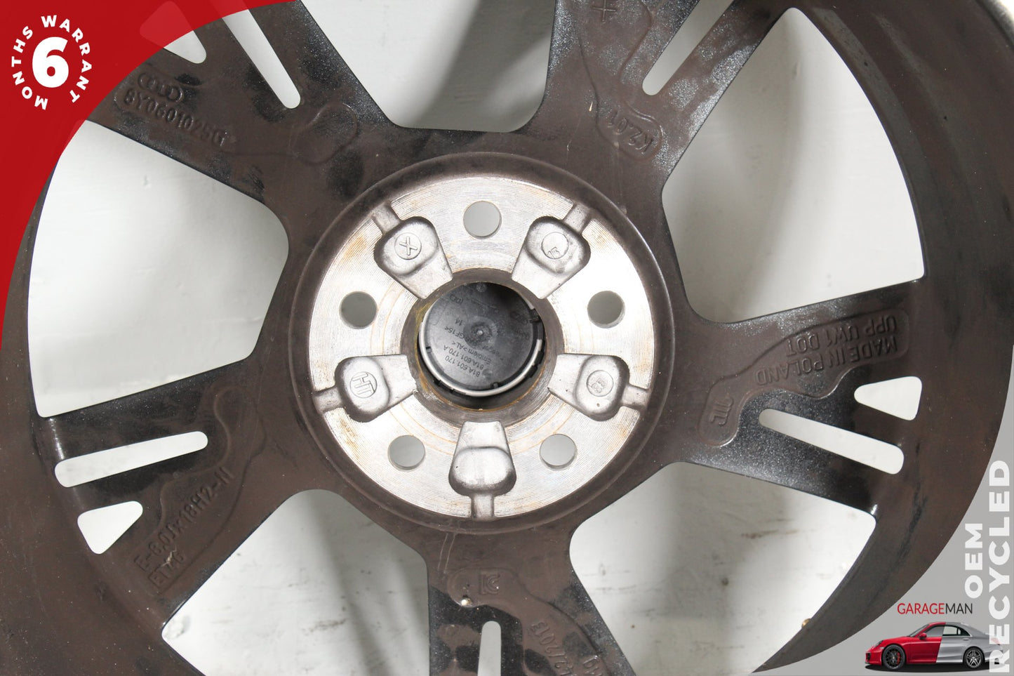 2020-2025 Audi A3 S3 Wheel Rim Twin 5 Spoke 8.0JX18H2 ET46 8Y0601025G OEM