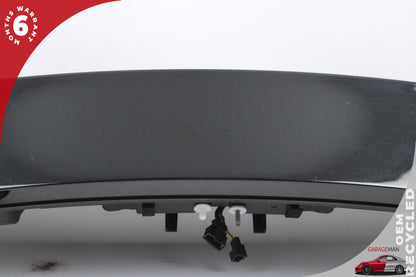 2012-2018 Audi A7 Rear Tailgate Trunk Lid Spoiler Assembly Black 4G8827086D OEM