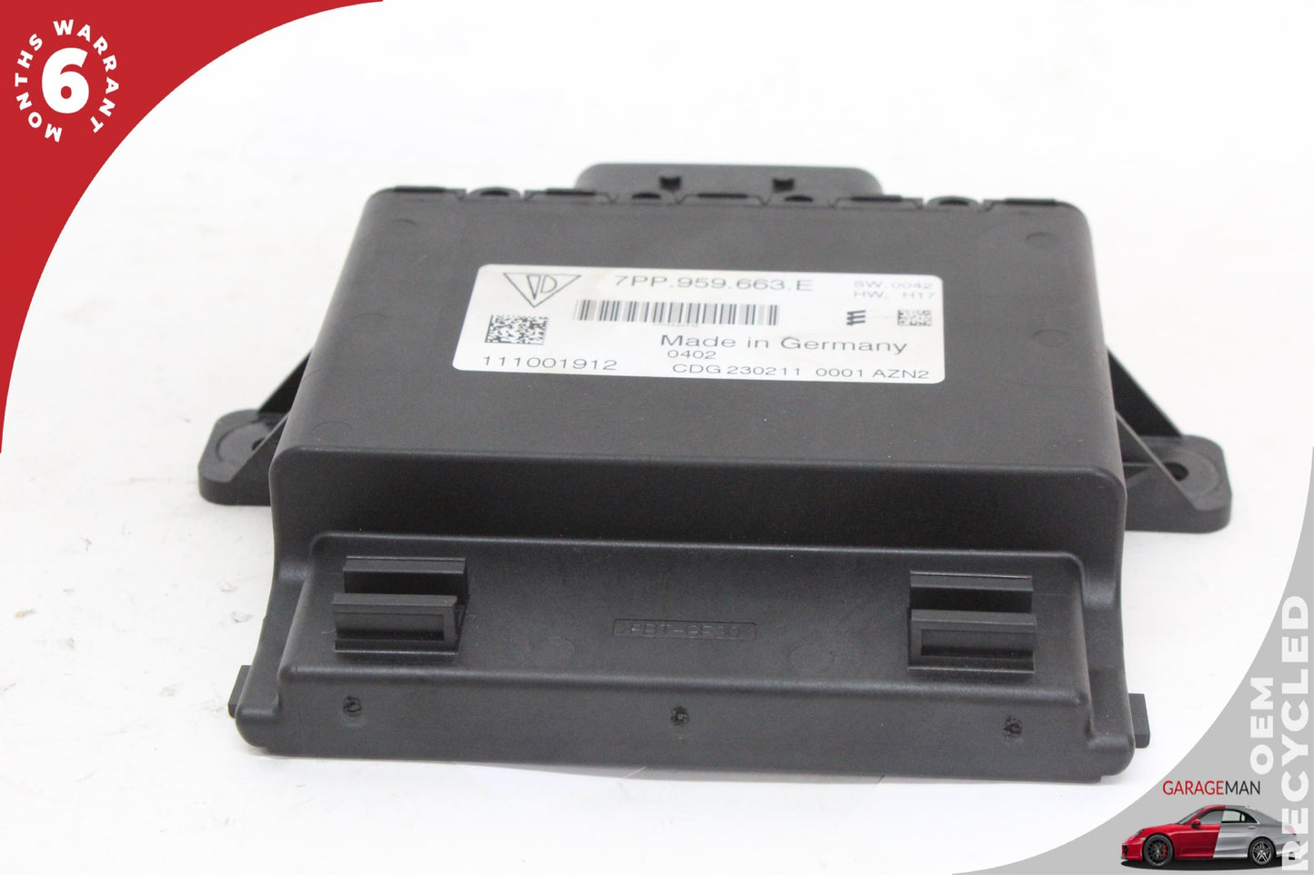 10-18 Porsche Panamera Voltage Stabilizer Control Module 7PP959663E Genuine