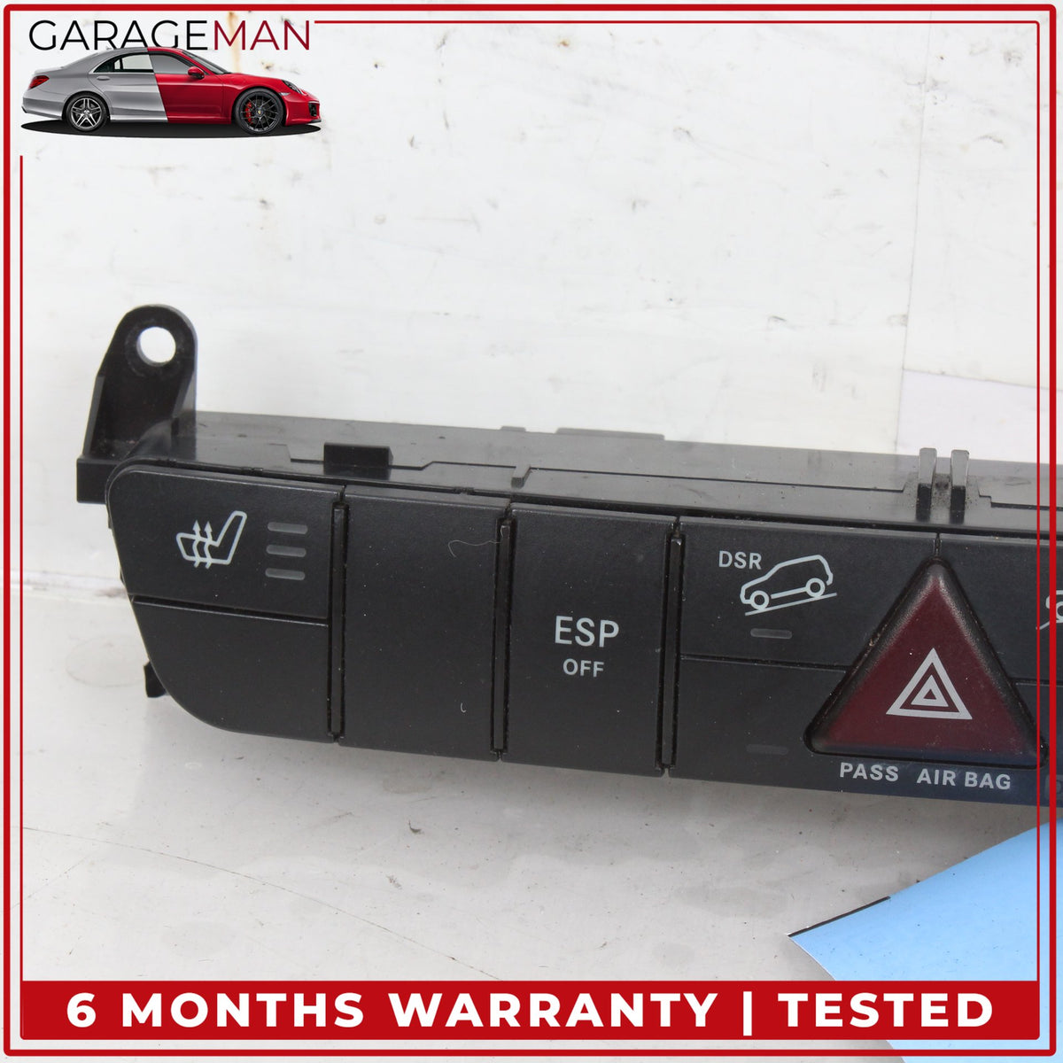 2006-2012 Mercedes W164 ML350 ML500 Hazard Light ESP Control Switch Panel OEM