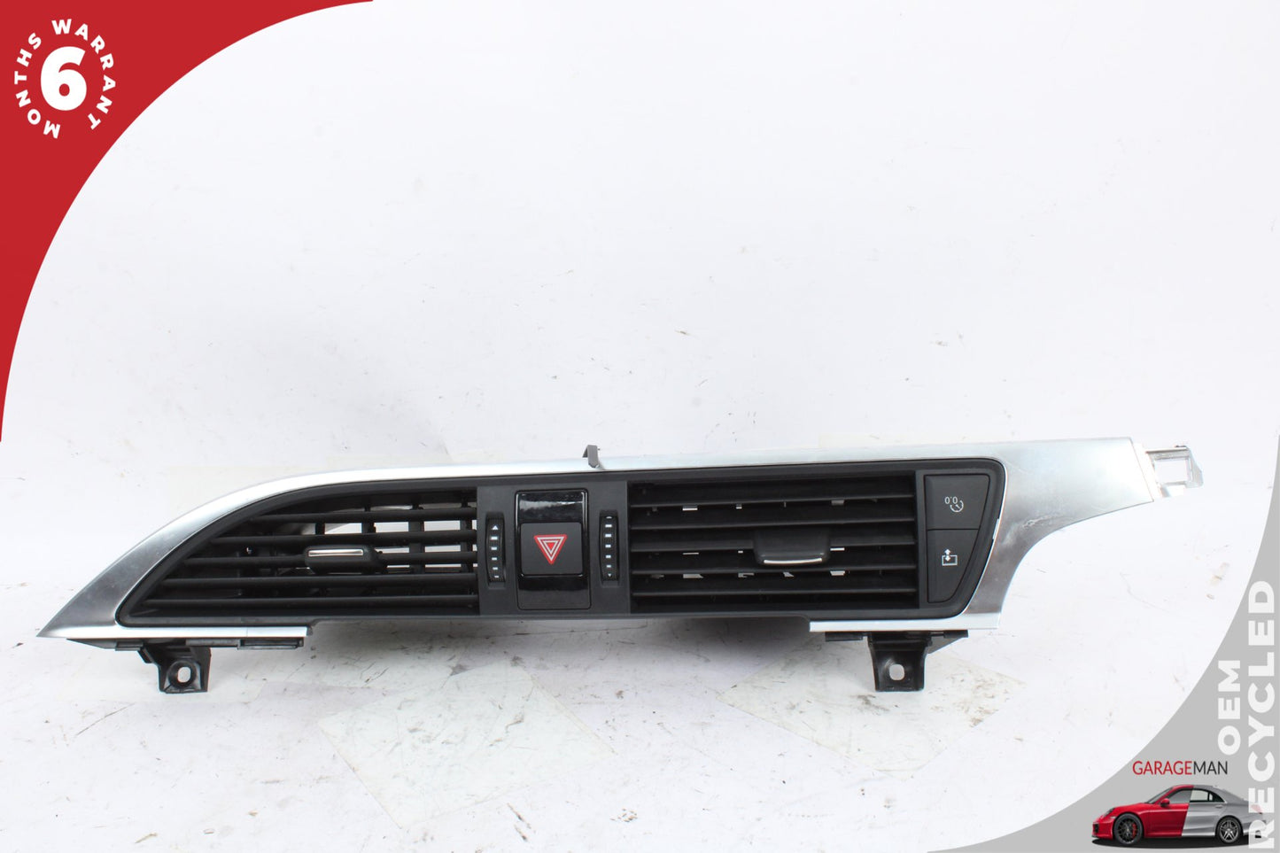 2012-2018 Audi A6 A7 Front Center Dashboard AC A/C Air Vent w/ Hazard Light OEM