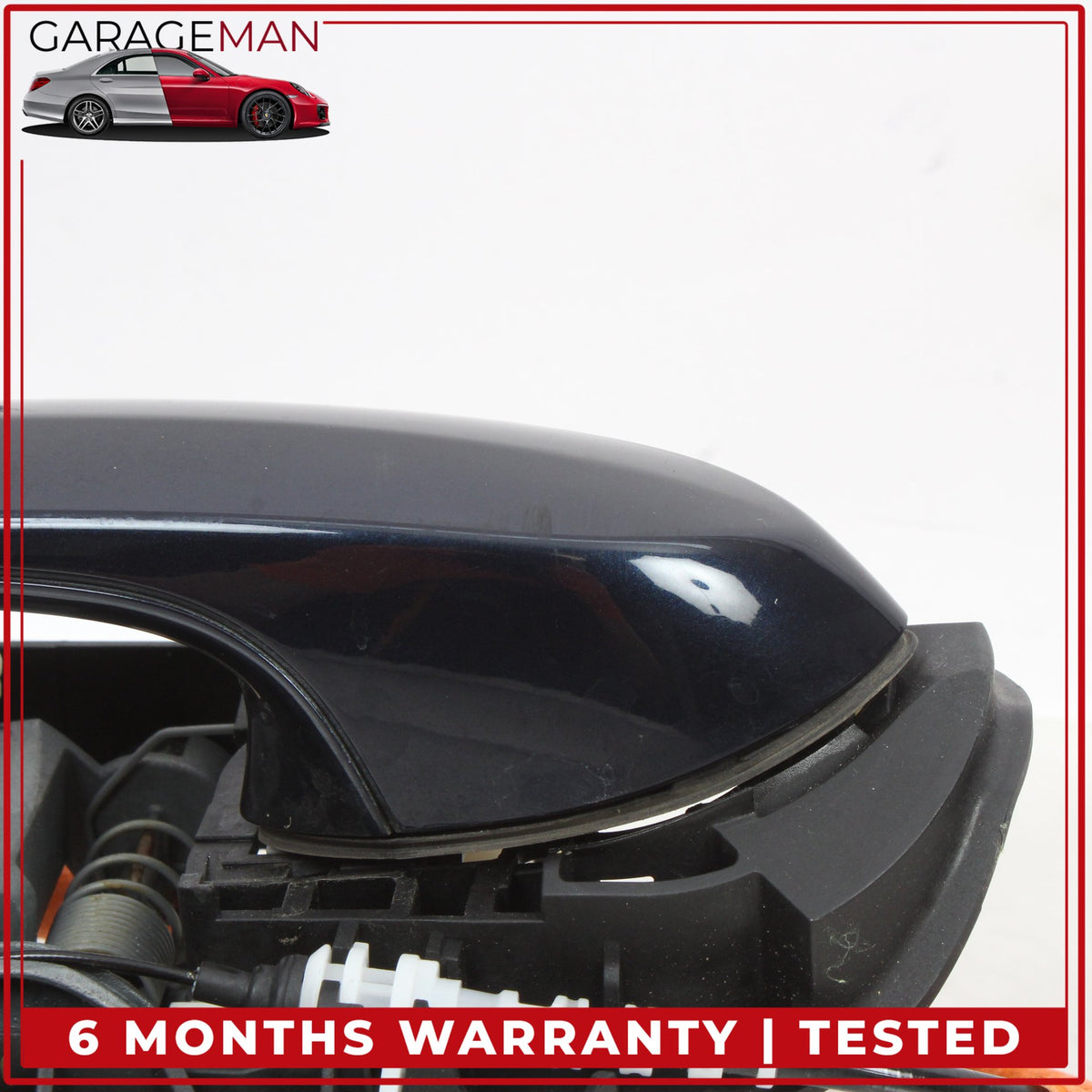 2017-2026 BMW 530e Rear Left Exterior Door Handle Imperial Blue Metallic OEM