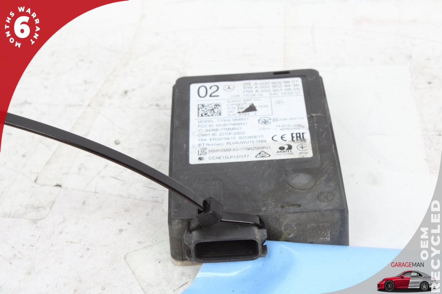 17-19 Mercedes-Benz E400 W213 Wagon Blind Spot Sensor Sensor Module 0009059807 OEM