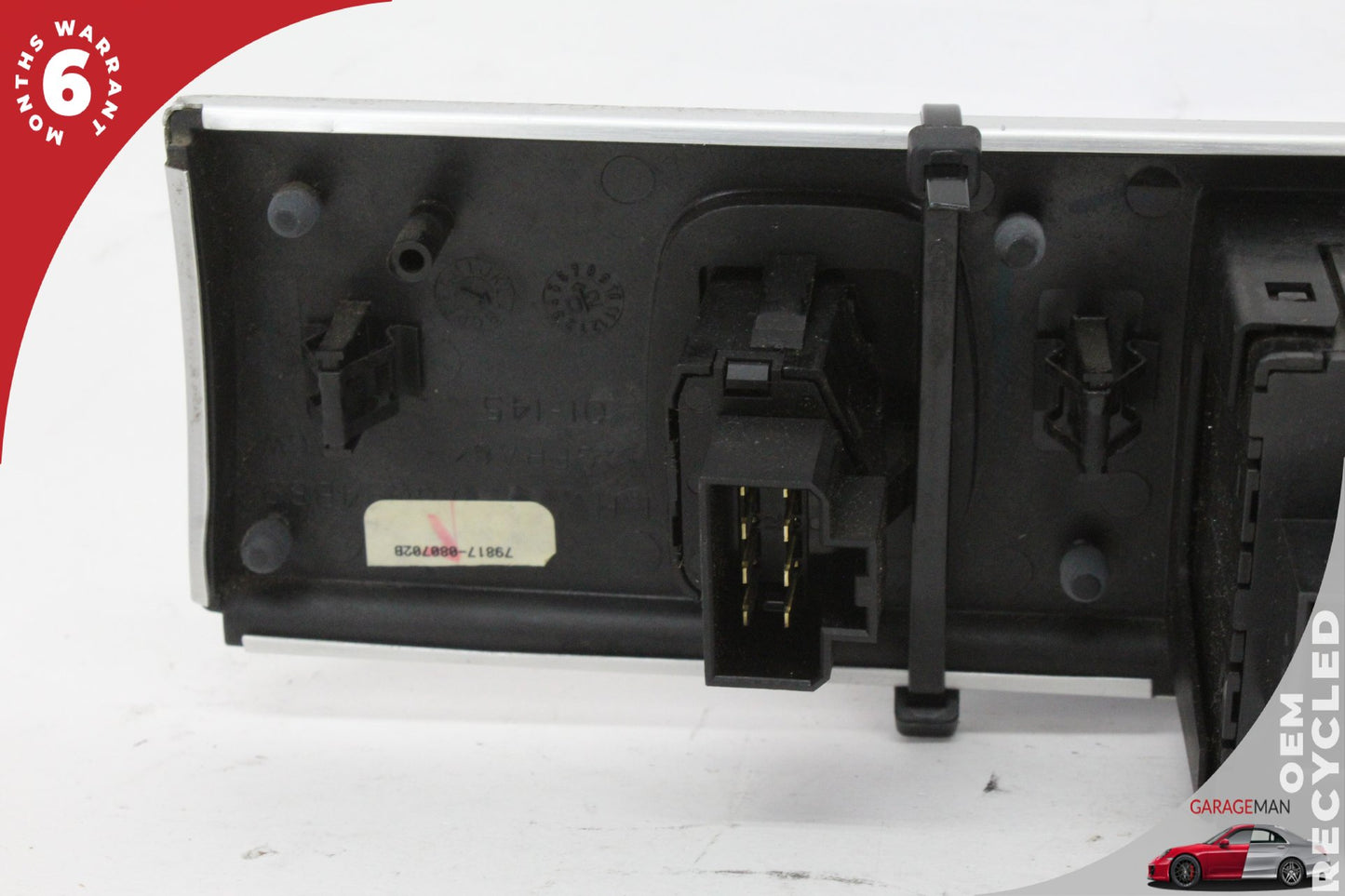 2002-2005 Ford Thunderbird Headlight Control Switch Panel w/ Trim 5W63B89AB OEM