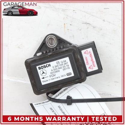 2003-2012 Mercedes R230 SL500 CLS500 Yaw Turn Rate Acceleration Sensor OEM