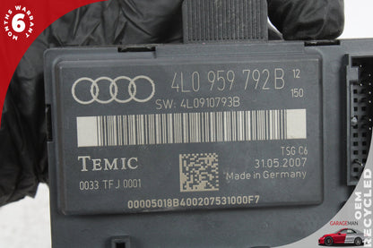 2007-2009 Audi Q7 SUV Right Front Door Control Module 4L0959792B OEM