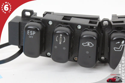 2000-2002 Mercedes W220 S500 Center ESP Hazard Light Door Lock Switch Control