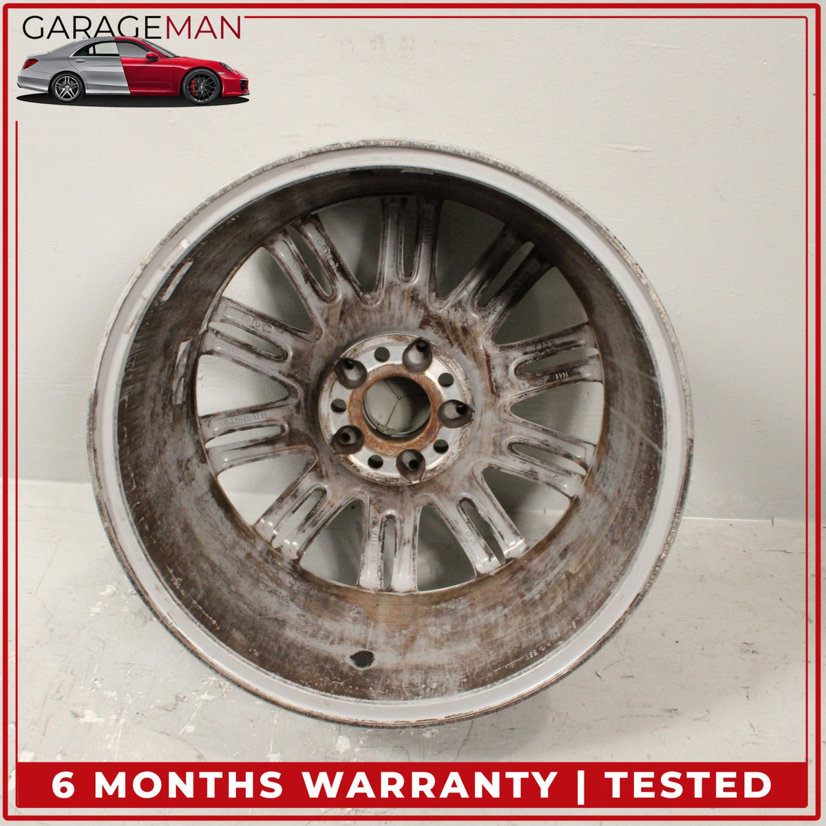 2007-2009 Mercedes W211 E350 E550 Rear Wheel Rim 9JX18H2 ET39 2114015402 OEM