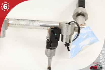 2008-2018 Porsche Cayenne 957 958 Lower Fuel Injector Rail w/ Injectors OEM