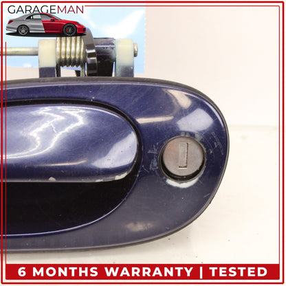 1997-2005 Porsche 911 Carrera Front Left Exterior Door Handle Blue Metallic OEM