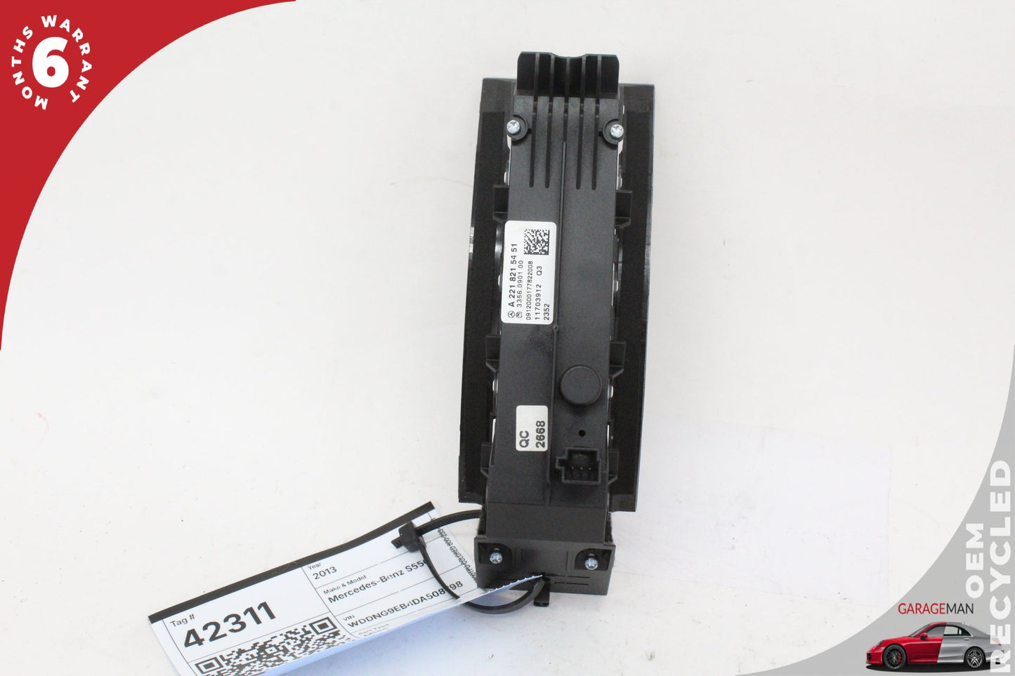 2007-2014 Mercedes W221 S550 S400 CL550 Cluster Control Switch 2218215451 OEM