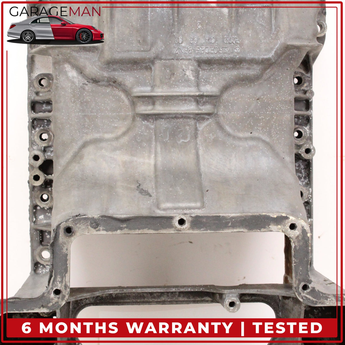 2005-2011 Mercedes W211 E350 Engine Upper Oil Sump Baffle Pan 2720142102 OEM