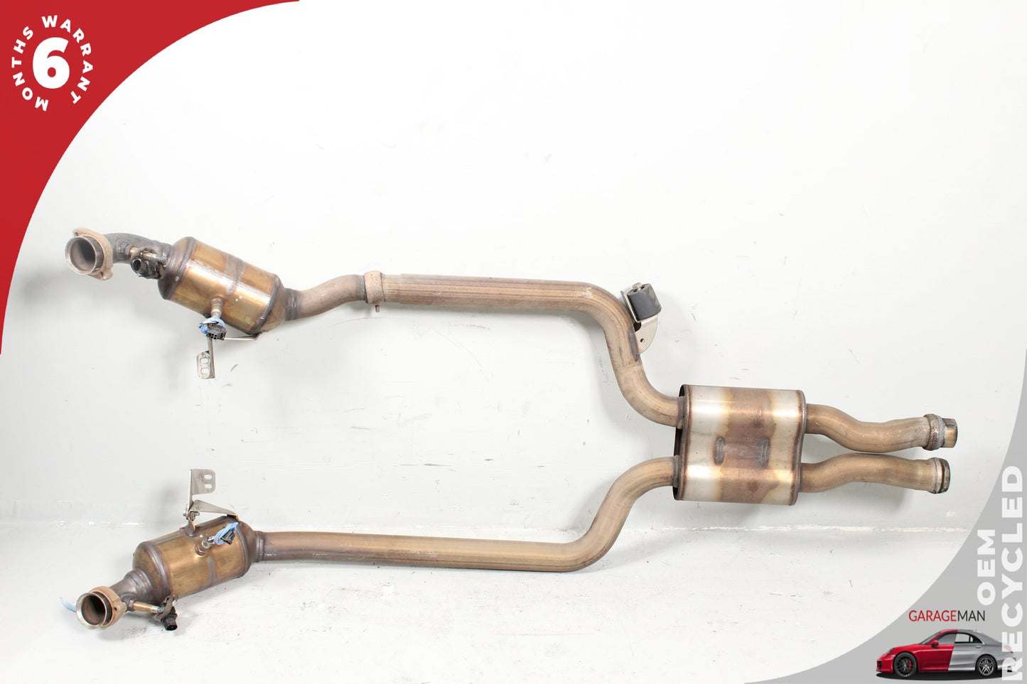 2014-2017 Mercedes-Benz E400 W207 Left and Right Side Exhaust Downpipe Set OEM