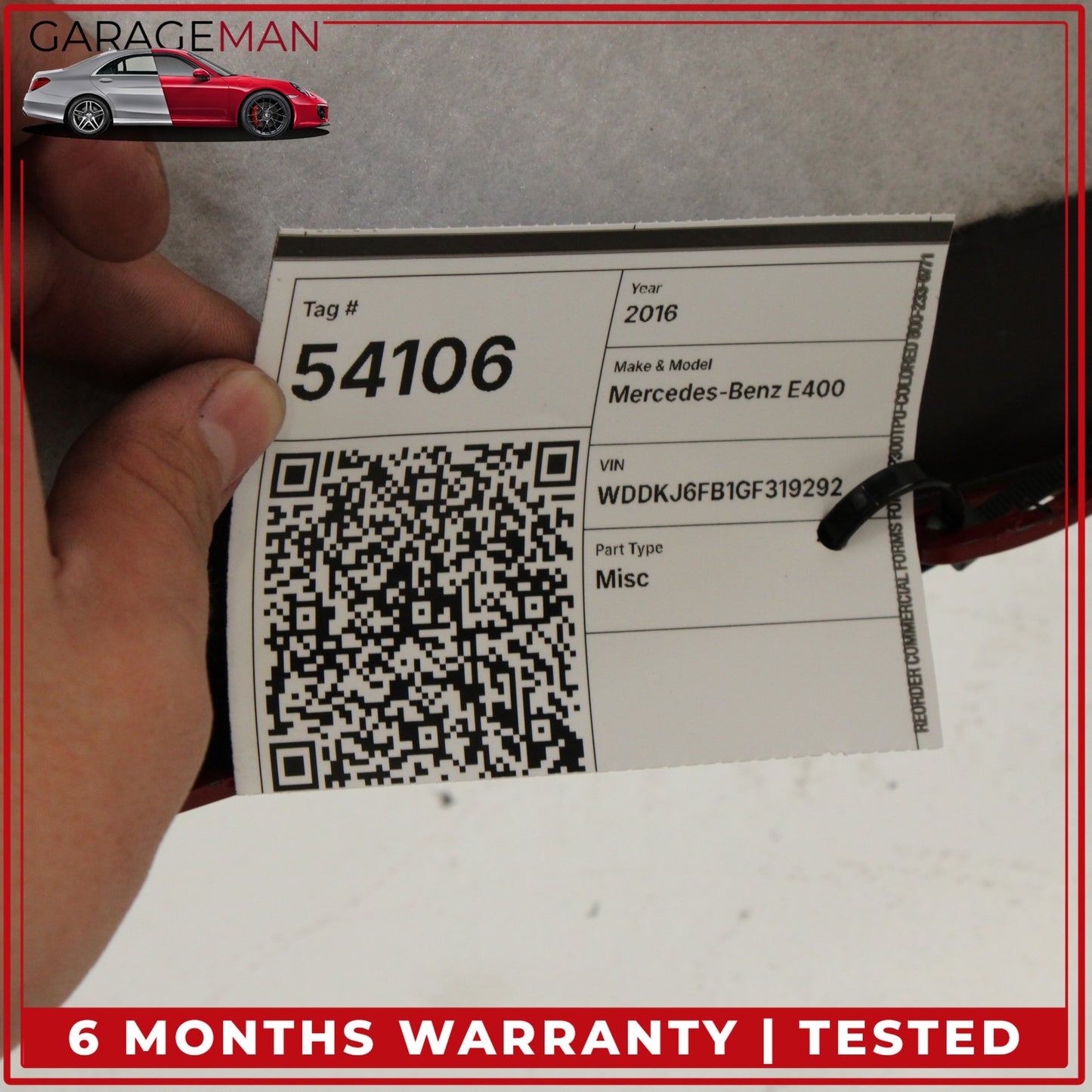 2014-2017 Mercedes C207 E400 E350 E550 Coupe Rear Bumper Cover Red OEM