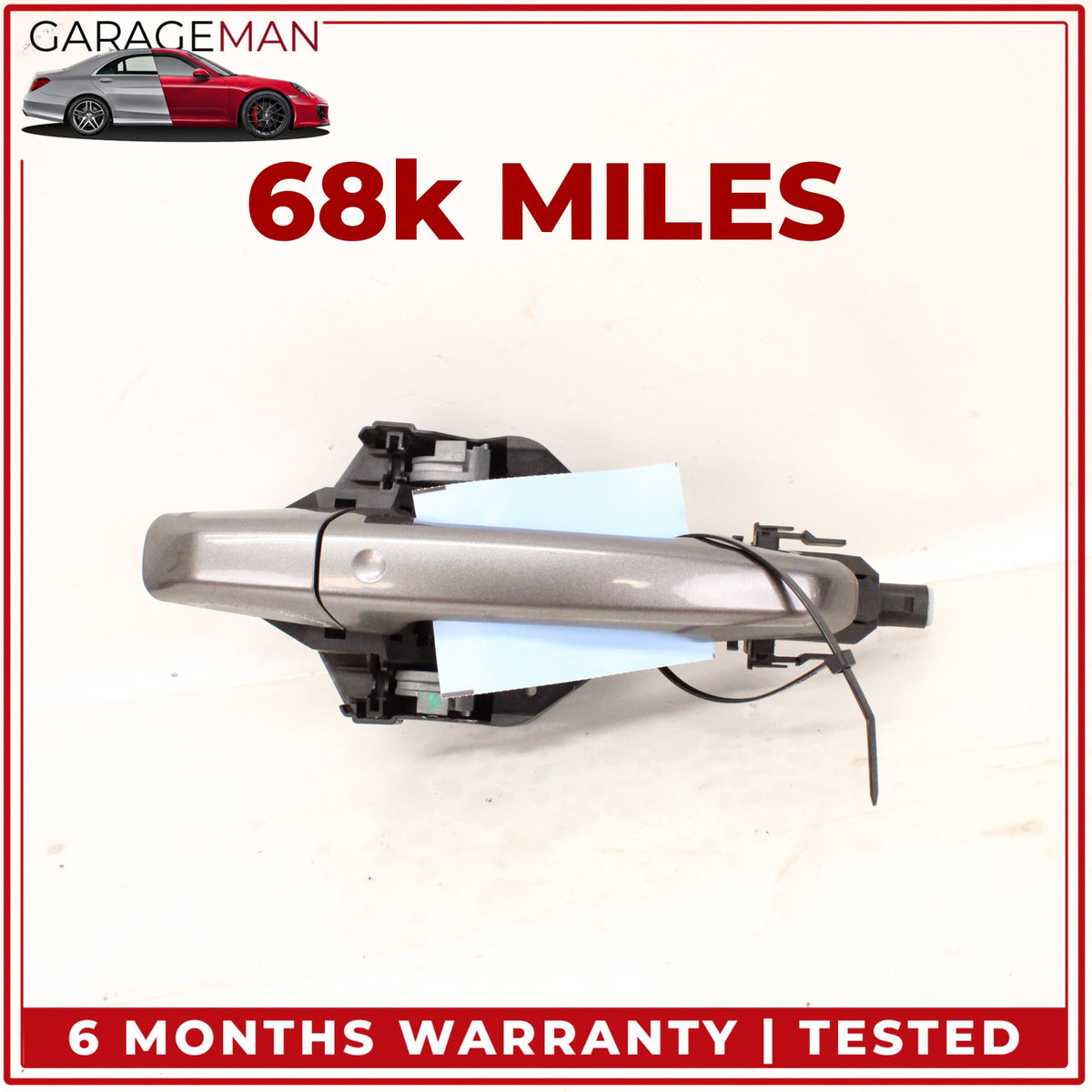 2014-2022 LR Range Rover Sport L494 Rear Left Side Exterior Door Handle Gray OEM