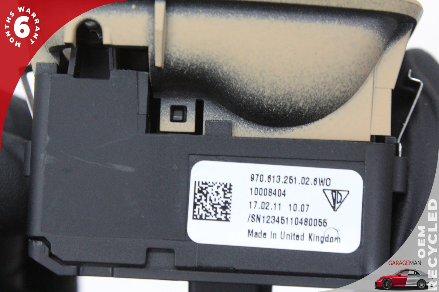 10-16 Porsche Panamera Sedan Electric Parking Brake Switch 97061325102 Genuine