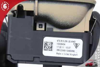 10-16 Porsche Panamera Sedan Electric Parking Brake Switch 97061325102 Genuine
