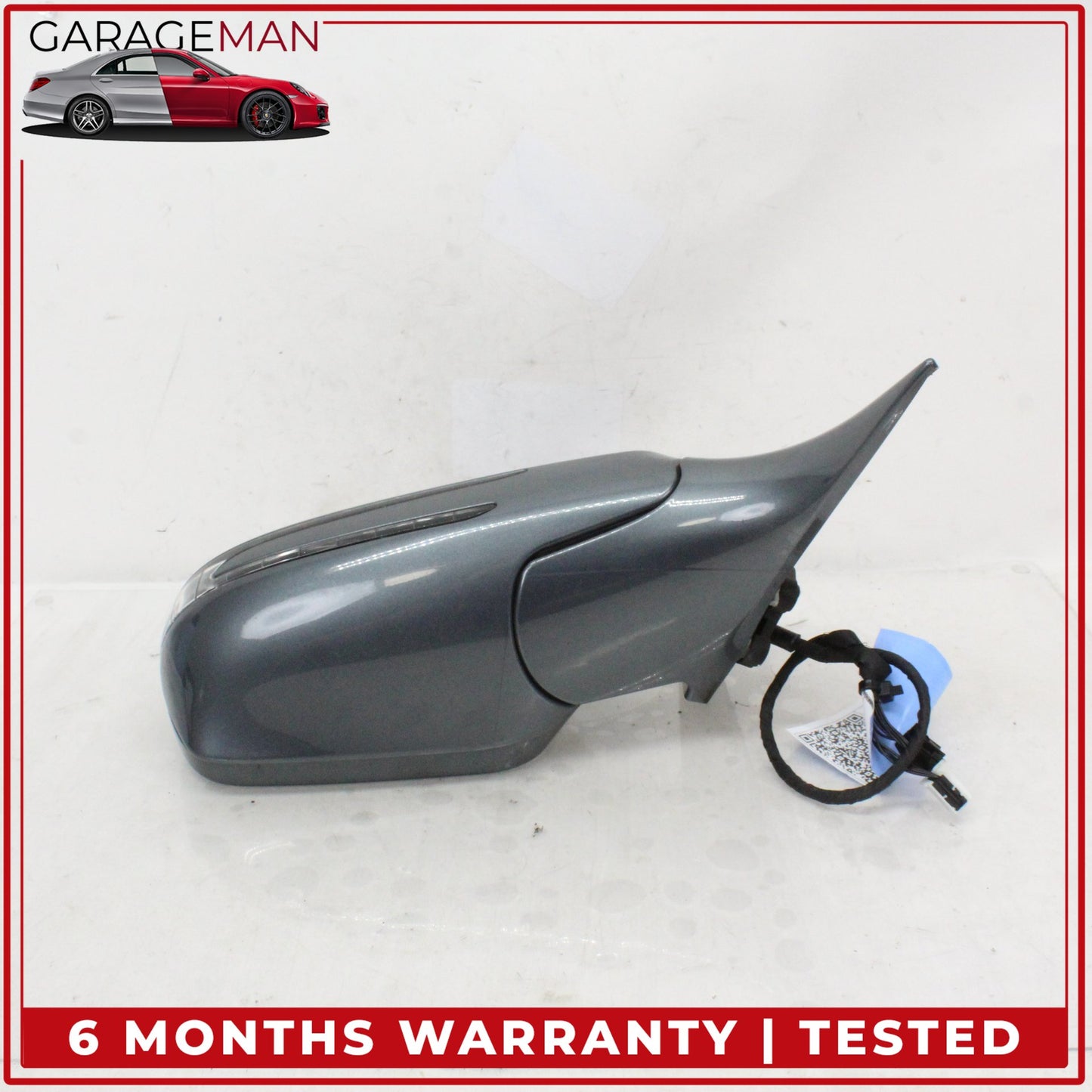 2009-2011 Mercedes W219 CLS550 Front Right Side Door Rear View Mirror Gray OEM