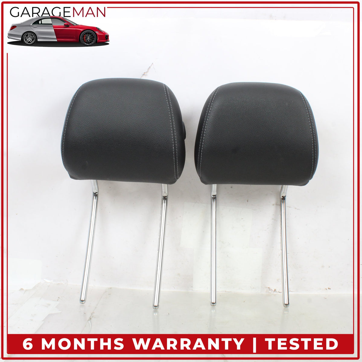 2015-2020 Mercedes X156 GLA250 Front Left and Right Side Seat Headrest Black OEM