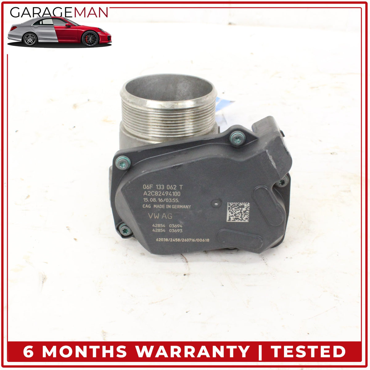 2015-2020 Audi A6 A4 A5 A3 2.0L Engine Air Intake Throttle Body 06F133062T OEM