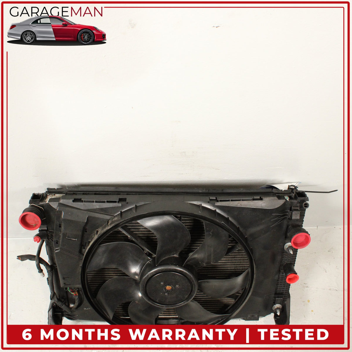 2008-2014 Mercedes W204 C300 Engine Cooling Radiator AC A/C Condenser Assy OEM