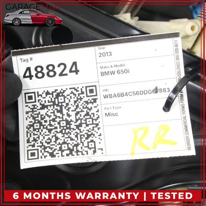 2013-2019 BMW 650i F06 Rear Right Passenger Side Door Shell 7294994